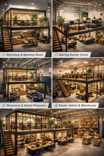 Mezzanine Ruang Kantor di Bekasi